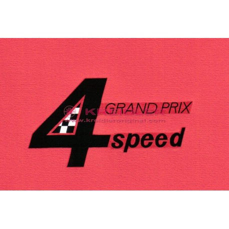Adhesivo 4 SPEED GRAND PRIX