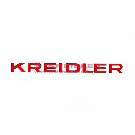 Autocollant KREIDLER (rouge)