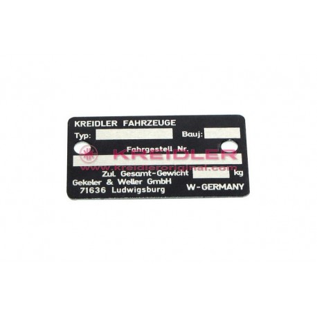 Placa de chasis G&W
