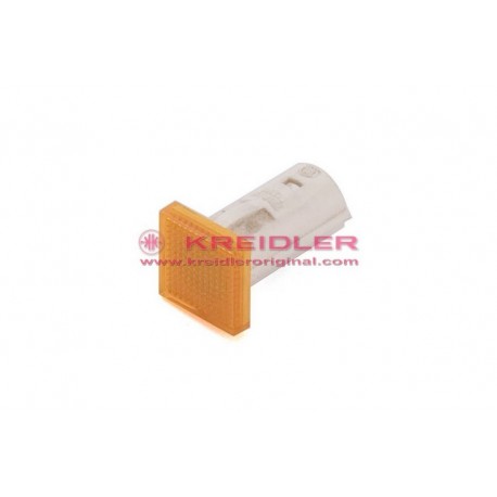 Controle lamp orange square