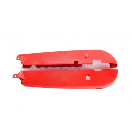 Cubierta de la cadena rojo