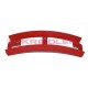 Pieza intermedia rojo