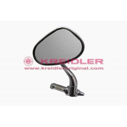 Oval mirror right handlebar mounting