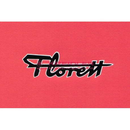 Autocollant p/ réservoir Florett