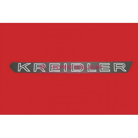 Klebebild Tank links KREIDLER schwarz/weiss