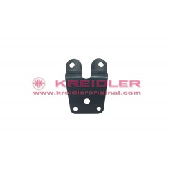 Licence plate holder metal effect blue