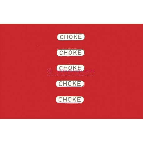 Autocollant choke
