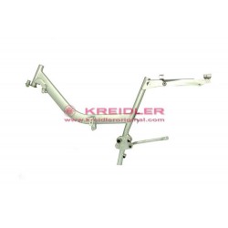 Frame aluminium metal effect