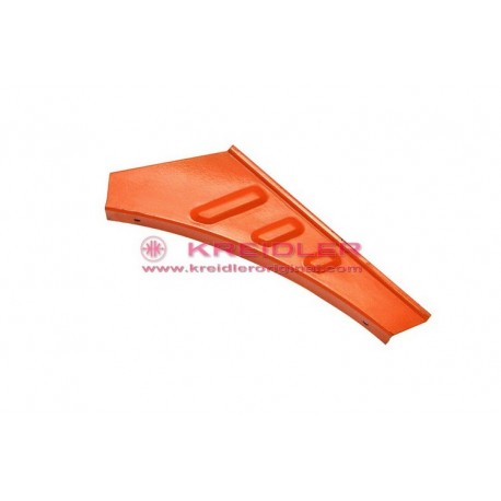 Cubierto derecho rojo/naranja