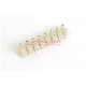 Screw terminal block 8pole B4 DIN 72580