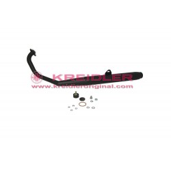 Système d'échappement avec accessoires laqué