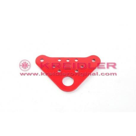 Fork cover plate  signal red