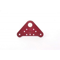 Fork cover plate  metalic bordeaux