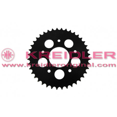 Achterkettingwiel t40 staal  ½x3/16